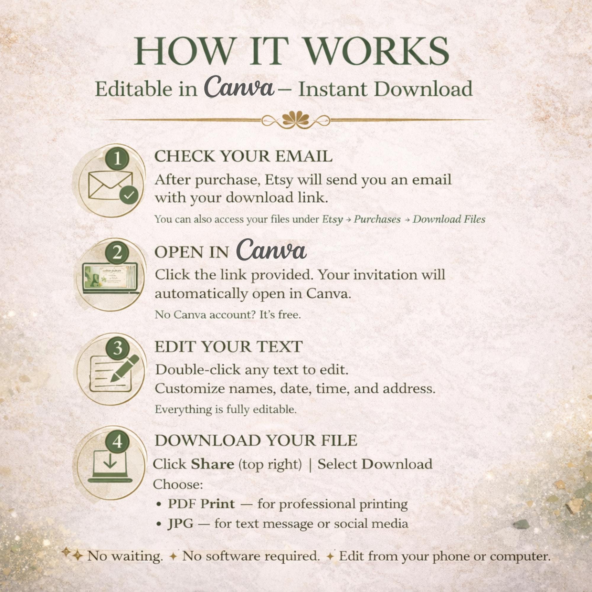 St Patricks Day Cocktail Party Invitation, Editable Template Digital Download, 5x7 Printable